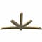 Ekena Millwork Alberta Rough Sawn Timber Gable Bracket, Douglas Fir, 96"W x 52"H x 4"D x 6"F, 13/12 Pitch GBW096X52X0406ALB00RDF - alternate 3